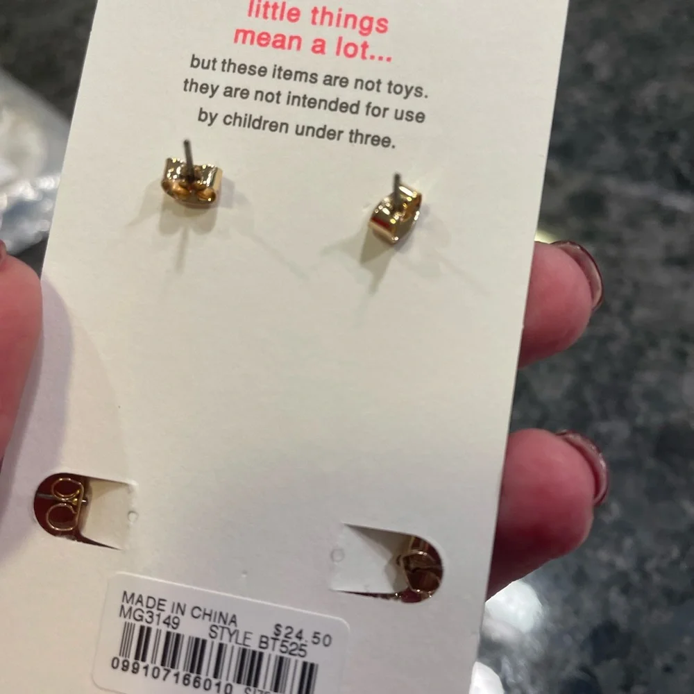New girls JCrew star earrings